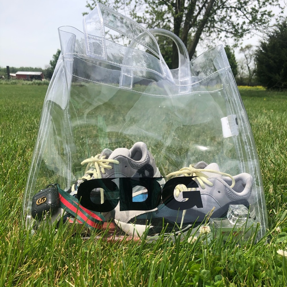 Comme des Garcons Clear PVC Tote